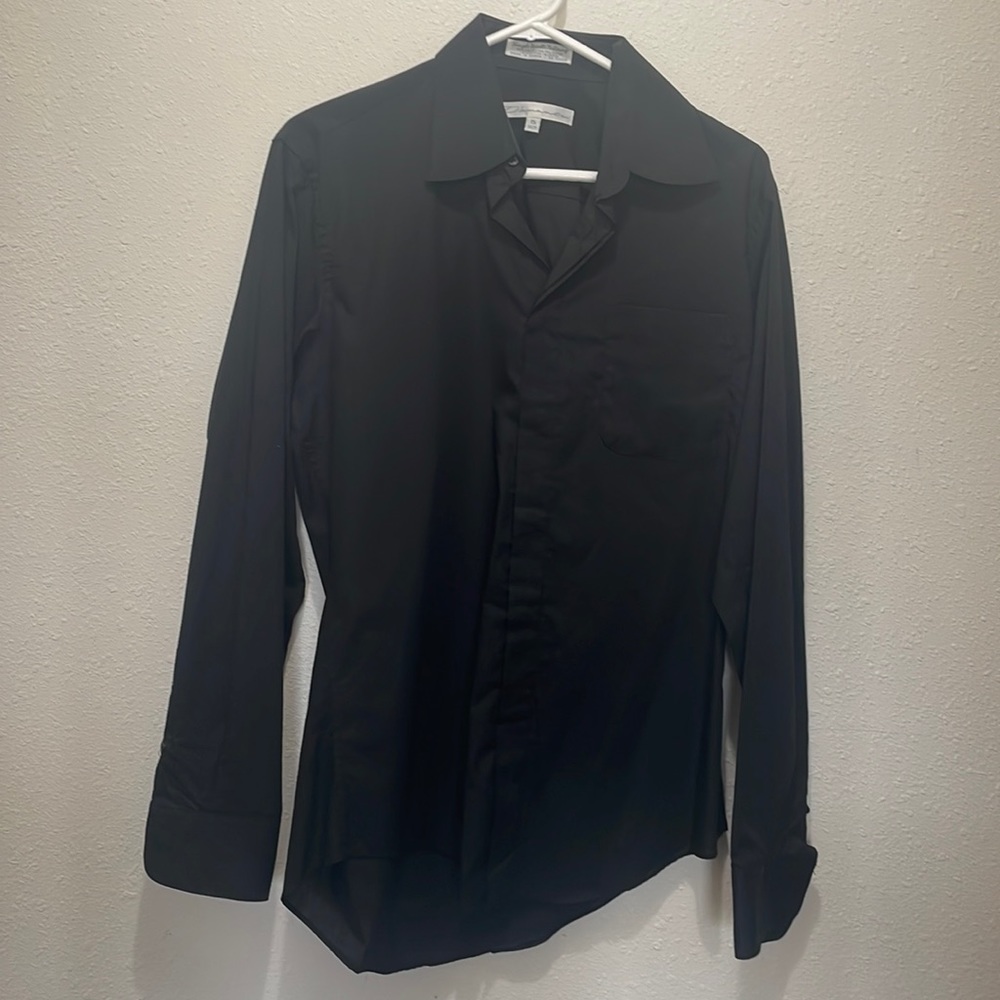 Damante Long Sleeve Dress Shirt, Size 15 34/35